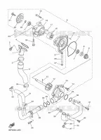 POMPE A EAU / DURITES pour Yamaha FZ8SA de 2014