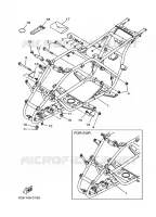 CADRE pour Yamaha YFM125A de 2005