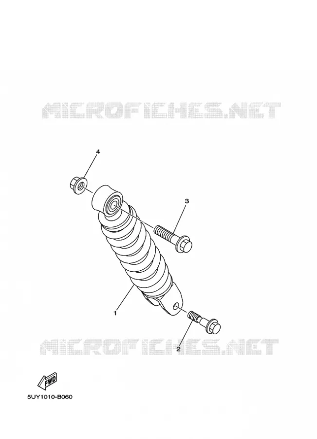 BRAS OSCILLANT / AMORTISSEUR Yamaha SCOOTER ELECTRIC 2012 EC03  ED06