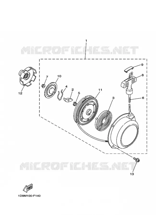 PIÈCES OPTIONNELLES - MOTEUR Yamaha QUAD 450 2014 GRIZZLY  YFM450FWA