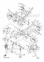 SUPPORT / REPOSE PIEDS pour Yamaha DIVERSION 600 F de 2014