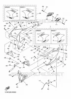 CARENAGES 2 pour Yamaha DIVERSION 600 F ABS de 2013