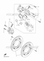 ETRIER DE FREIN AVANT pour Yamaha DIVERSION 600 F ABS de 2013