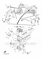 PARTIE ELECTRIQUE 3 pour Yamaha DIVERSION 600 F ABS de 2013