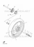 ROUE AVANT pour Yamaha DIVERSION 600 F ABS de 2013