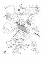 RADIATEUR / DURITES pour Yamaha DIVERSION 600 F ABS de 2014