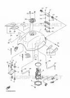 RESERVOIR A ESSENCE pour Yamaha DIVERSION 600 F ABS de 2014