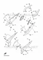 COUVERCLE LATERAL pour Yamaha DIVERSION 600 F ABS de 2016