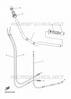 GUIDON ET CABLES pour Yamaha DIVERSION 600 F ABS de 2016