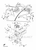 PARTIE ELECTRIQUE 3 pour Yamaha DIVERSION 600 F ABS de 2016