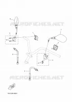 COMMODO / LEVIER pour Yamaha AEROX 50 4T de 2014