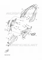 COUVERCLE LATERAL pour Yamaha AEROX 50 4T de 2014