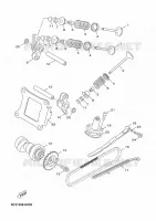 SOUPAPE pour Yamaha AEROX 50 4T de 2014