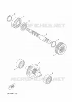 TRANSMISSION pour Yamaha AEROX 50 4T de 2014