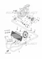 POMPE A HUILE pour Yamaha YFM350FWA de 2015