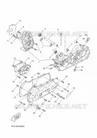 CARTER MOTEUR pour Yamaha NITRO 50 NAKED de 2016