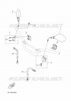 COMMODO / LEVIER pour Yamaha NITRO 50 NAKED de 2016