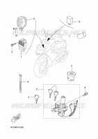 PARTIE ELECTRIQUE 1 pour Yamaha NITRO 50 NAKED de 2016
