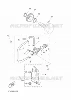 POMPE A HUILE pour Yamaha NITRO 50 NAKED de 2016