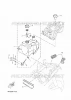 RESERVOIR A ESSENCE pour Yamaha NITRO 50 NAKED de 2016