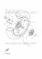 ROUE ARRIERE pour Yamaha NITRO 50 NAKED de 2016