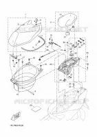 SELLE / PORTE BAGAGES pour Yamaha NITRO 50 NAKED de 2016