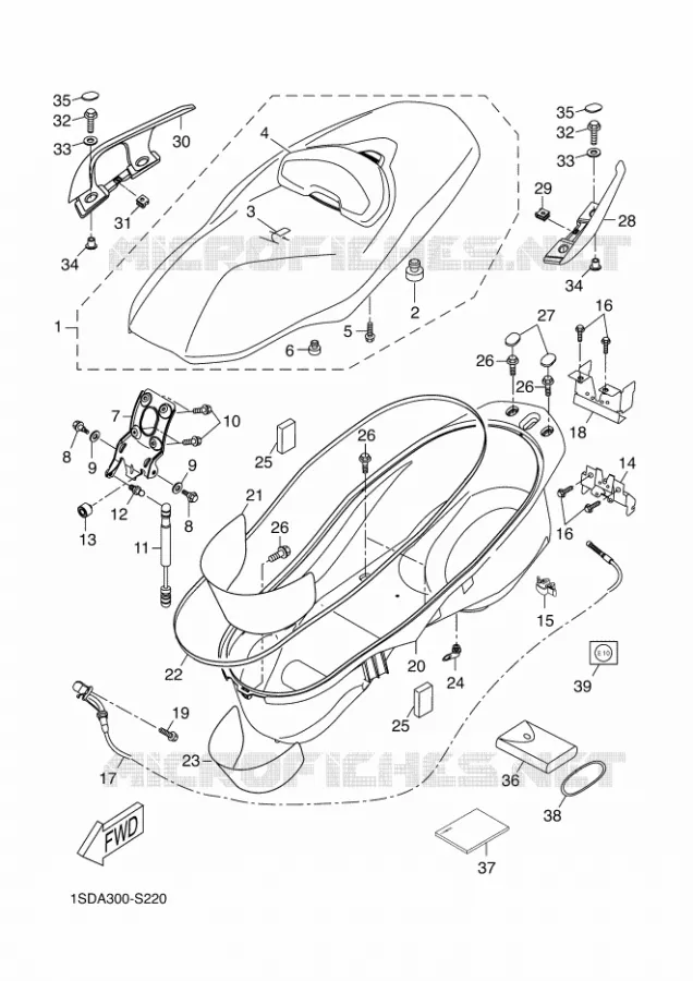 SELLE Yamaha SCOOTER 400 2017 XMAX  YP400RA