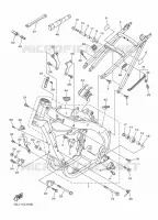 CADRE pour Yamaha YZ450F de 2014
