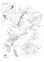 COUVERCLE LATERAL pour Yamaha YZ450F de 2014