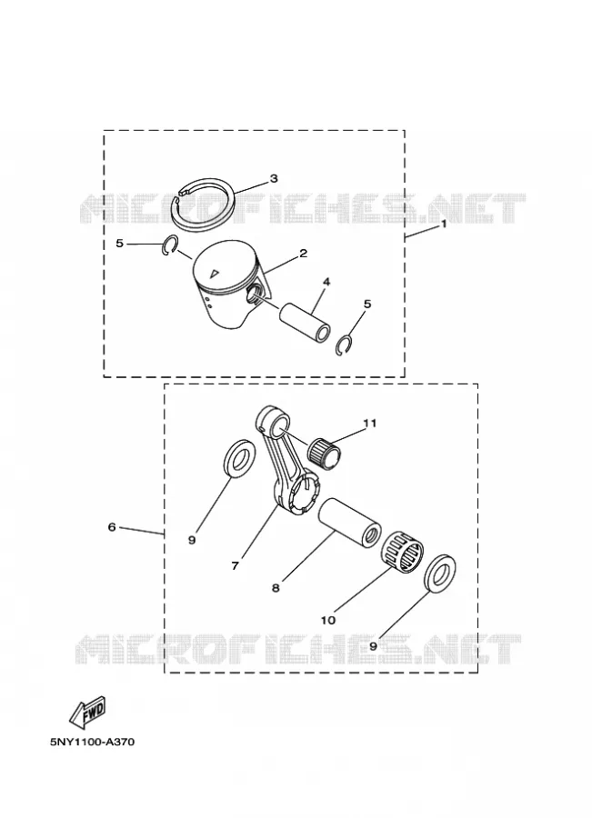 PIÈCES OPTIONNELLES 1 Yamaha MOTO 125 2016 YZ  YZ125
