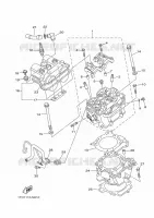 CYLINDRE pour Yamaha YFZ450R de 2014