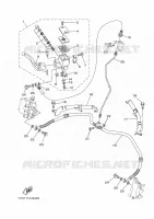 MAITRE CYLINDRE DE FREIN AVANT pour Yamaha YFZ450R de 2014