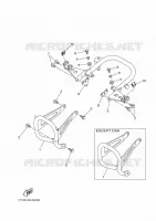 PARE CHOCS pour Yamaha YFZ450R de 2014