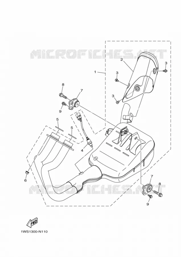 ECHAPPEMENT Yamaha MOTO 700 2016 MT  MT07