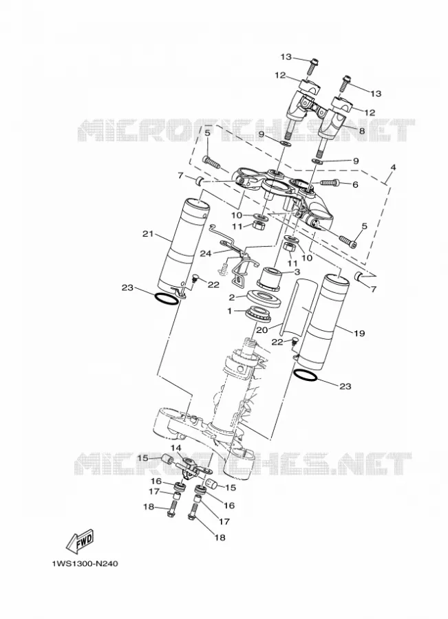 DIRECTION Yamaha MOTO 700 2016 MT  MT07