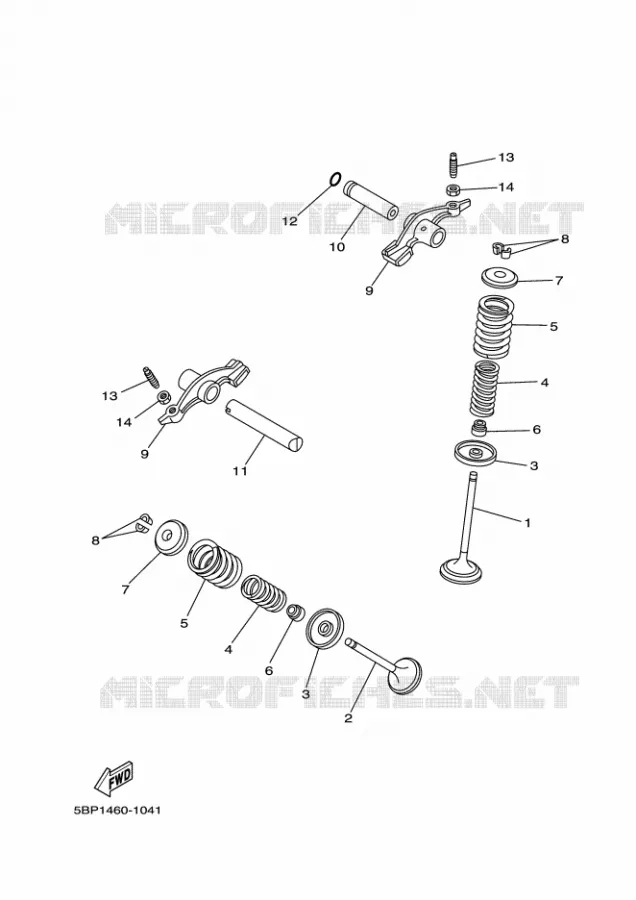 SOUPAPE Yamaha MOTO 250 2016 XT  XT250