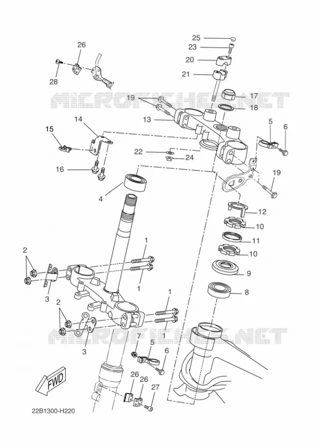 DIRECTION Yamaha MOTO 125 2009 WR-R  WR125R