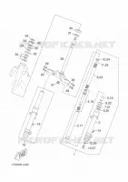 DIRECTION pour Yamaha YP125RA de 2012