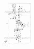 CARBURATEUR pour Yamaha YN50 de 2012
