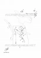 COMMODO / LEVIER pour Yamaha YN50 de 2012