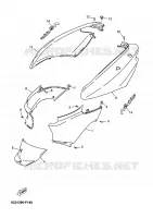COUVERCLE LATERAL pour Yamaha YN50 de 2012