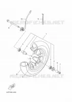 ROUE AVANT pour Yamaha YN50 de 2012