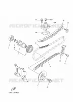 ARBRE A CAMES / CHAINE DE DISTRIBUTION pour Yamaha TRYPTIK 125 de 2016