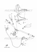 GUIDON ET CABLES pour Yamaha TRYPTIK 125 ABS de 2016