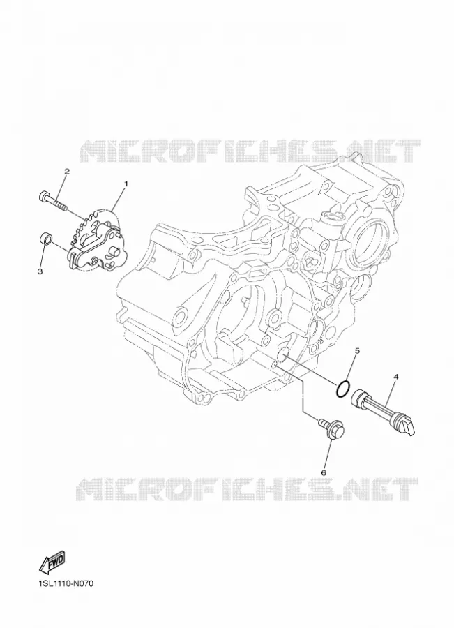 POMPE A HUILE Yamaha MOTO 450 2017 WRF  WR450F