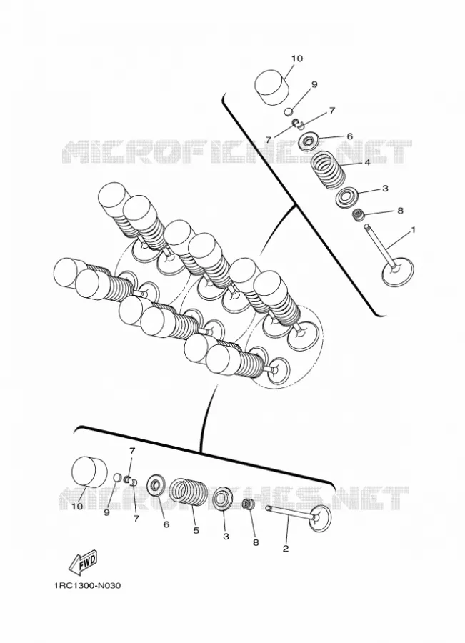 SOUPAPE Yamaha MOTO 900 2016 MT  MT09TRA