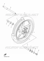 ROUE AVANT pour Yamaha YZF-R1 de 2014