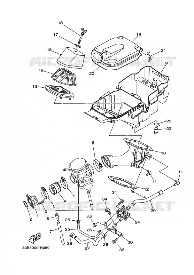 ADMISSION Yamaha QUAD 250 2009 RAPTOR  YFM250R