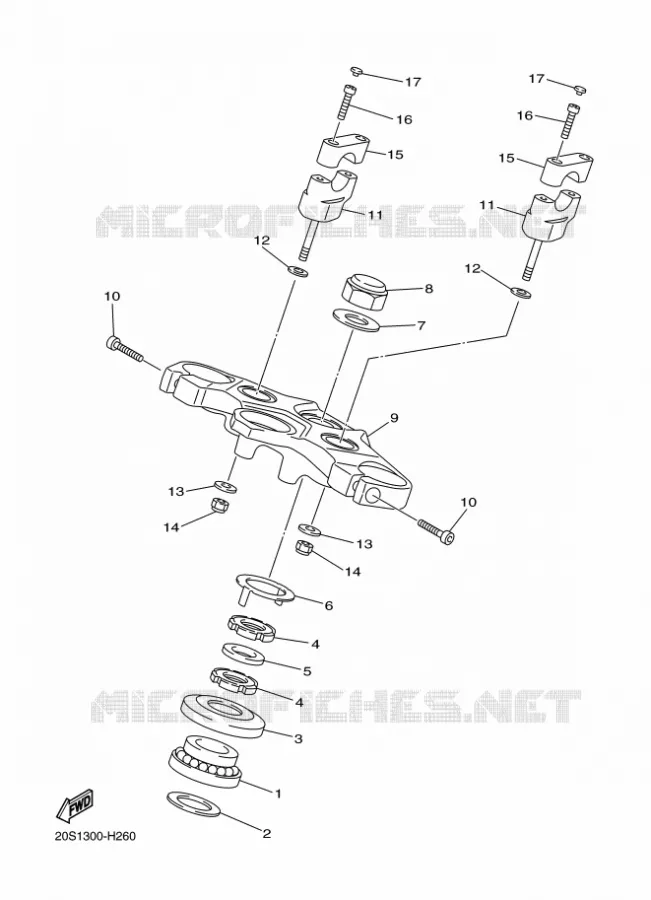DIRECTION Yamaha MOTO 600 2016 XJ6  XJ6NA