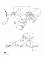FEU ARRIERE pour Yamaha DIVERSION 600 de 2016
